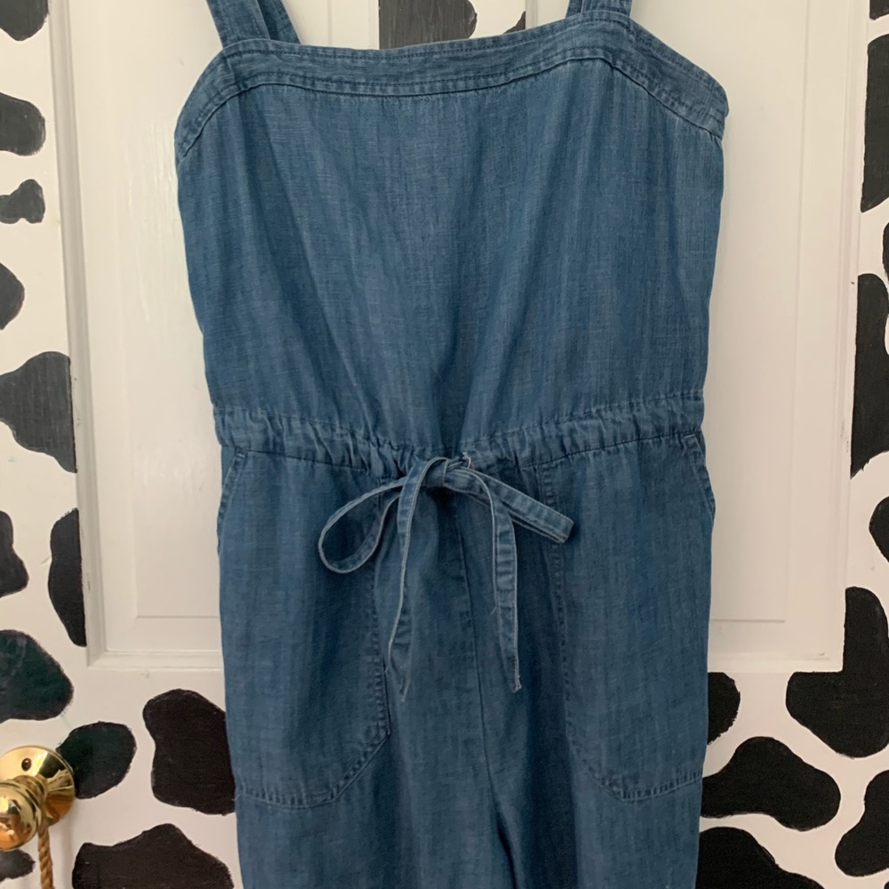 Denim romper